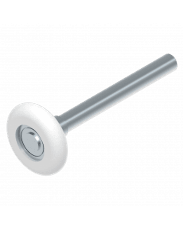 Hjul  nylon m/kulelager (2pk)